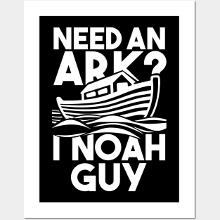 'Need An Ark? I Noah Guy' Amazing Christians Cross Posters and Art